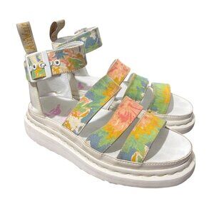 Dr. Doc Martens Clarissa II Sandal Ankle Strap Floral Airwair Vegan Women Size 6
